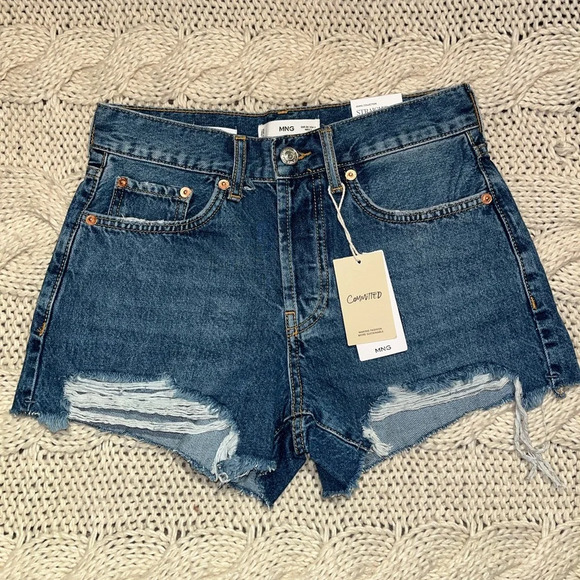 MANGO denim Hailey shorts‎ - Picture 1 of 5